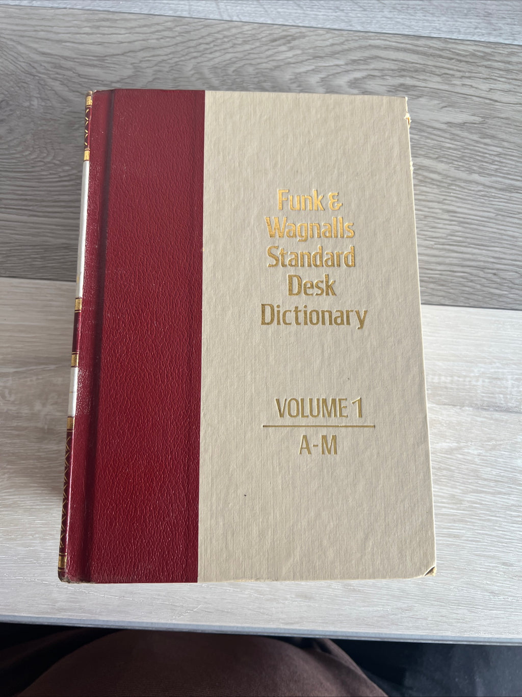 Funk & Wagnalls Standard Desk Dictionary Vol 1 & 2 A-Z Vintage Hardcover Set