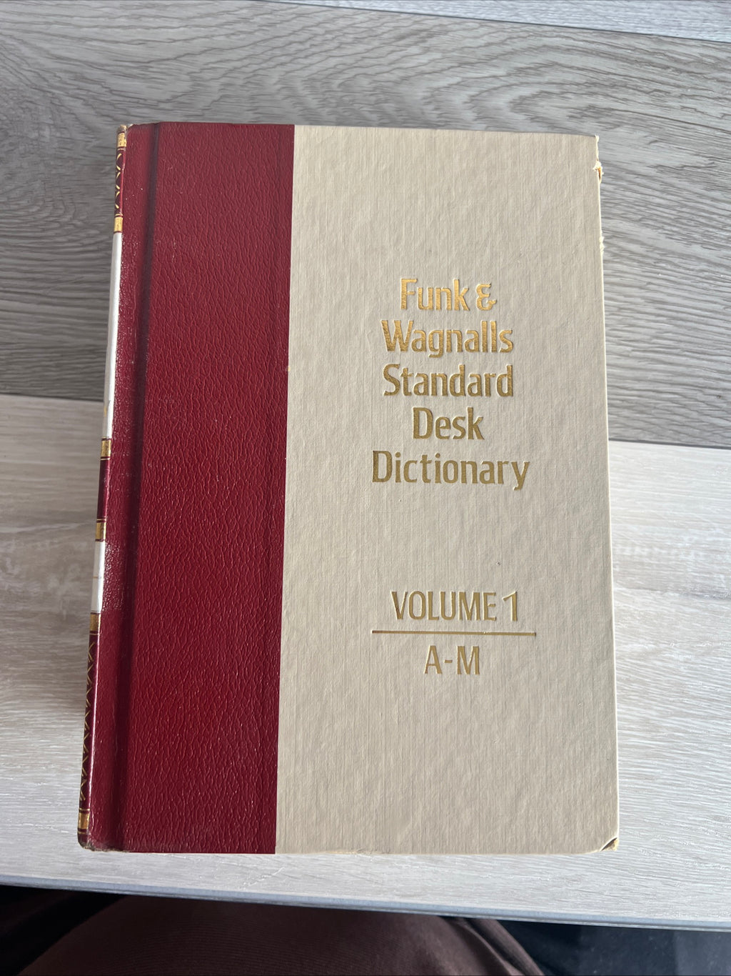 Funk & Wagnalls Standard Desk Dictionary Vol 1 & 2 A-Z Vintage Hardcover Set