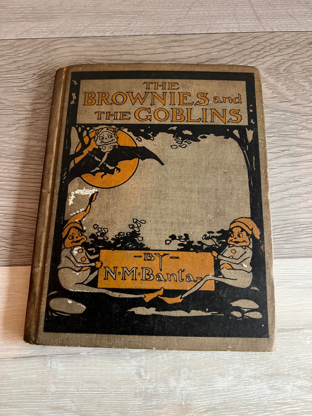 Antique 1919 "The Brownies and the Goblins" by N. Moore Banta
- Vintage Children's Book