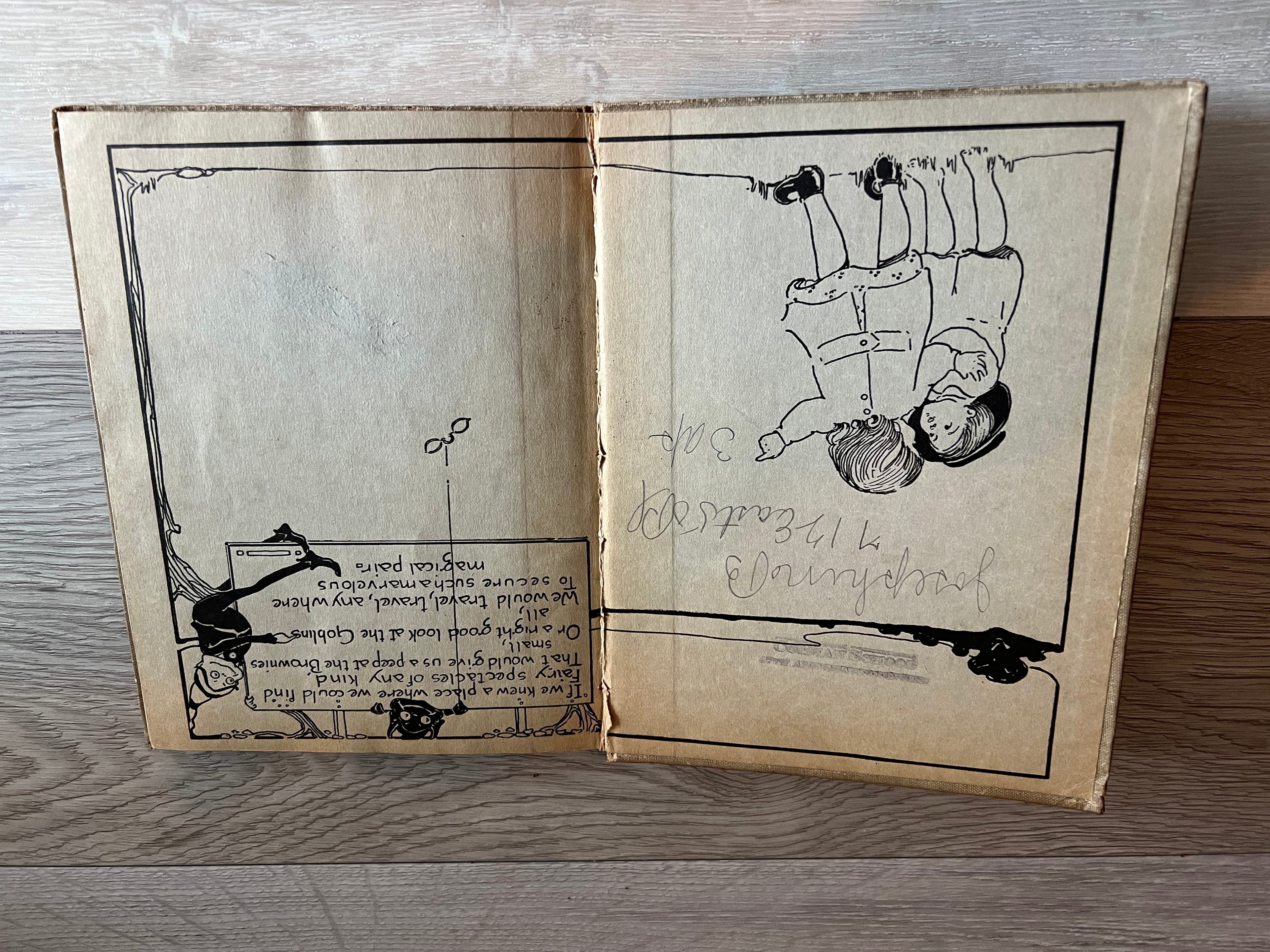 Antique 1919 "The Brownies and the Goblins" by N. Moore Banta
- Vintage Children's Book