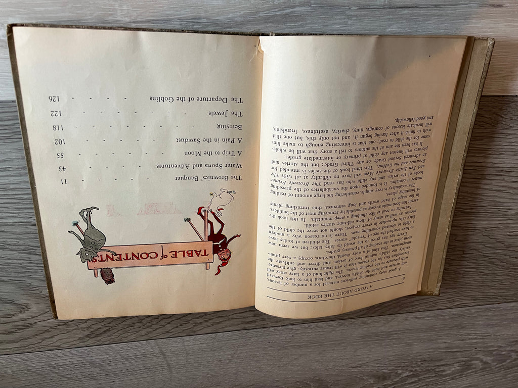 Antique 1919 "The Brownies and the Goblins" by N. Moore Banta
- Vintage Children's Book