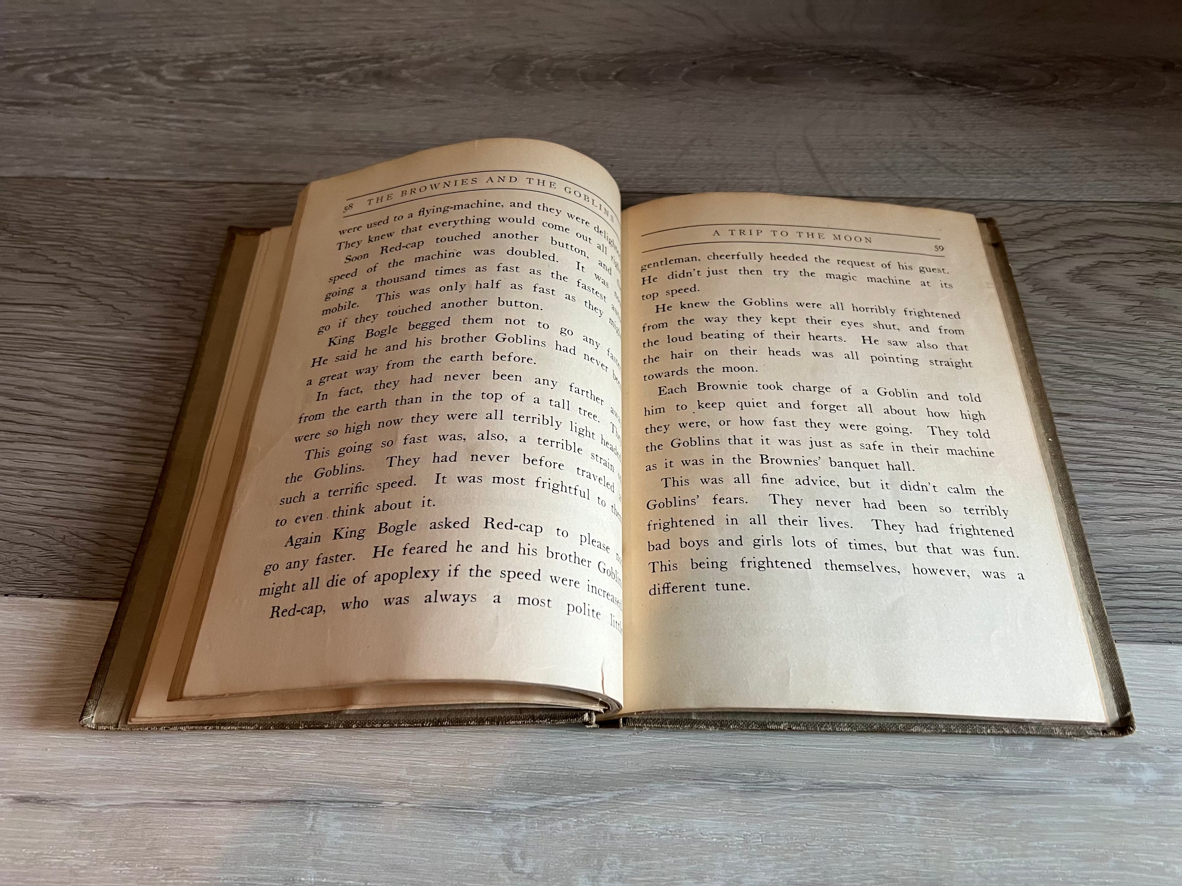 Antique 1919 "The Brownies and the Goblins" by N. Moore Banta
- Vintage Children's Book