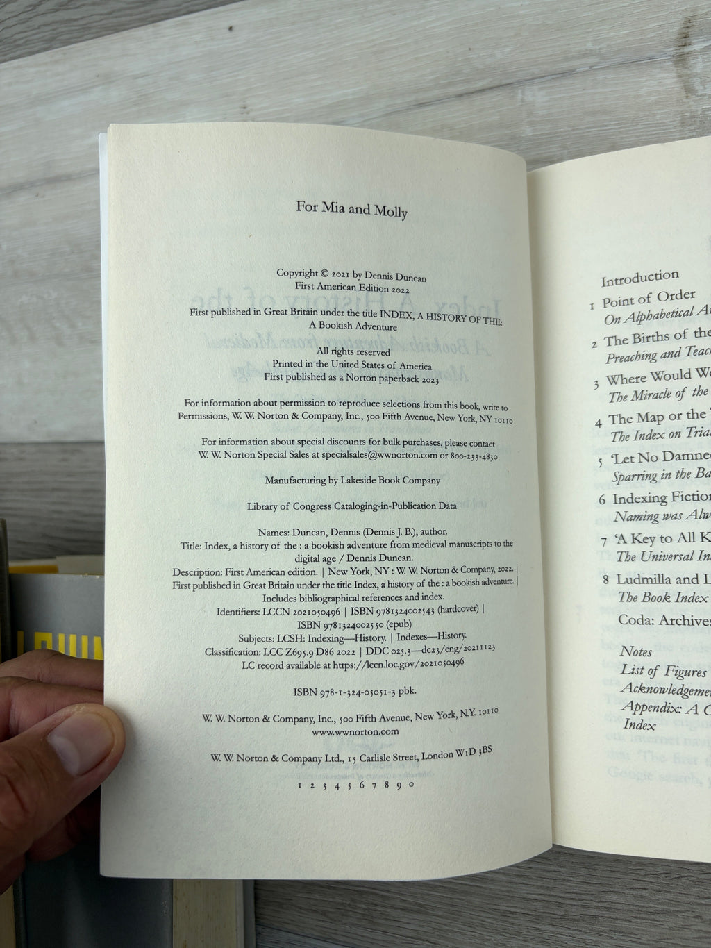 Index, A History of the
