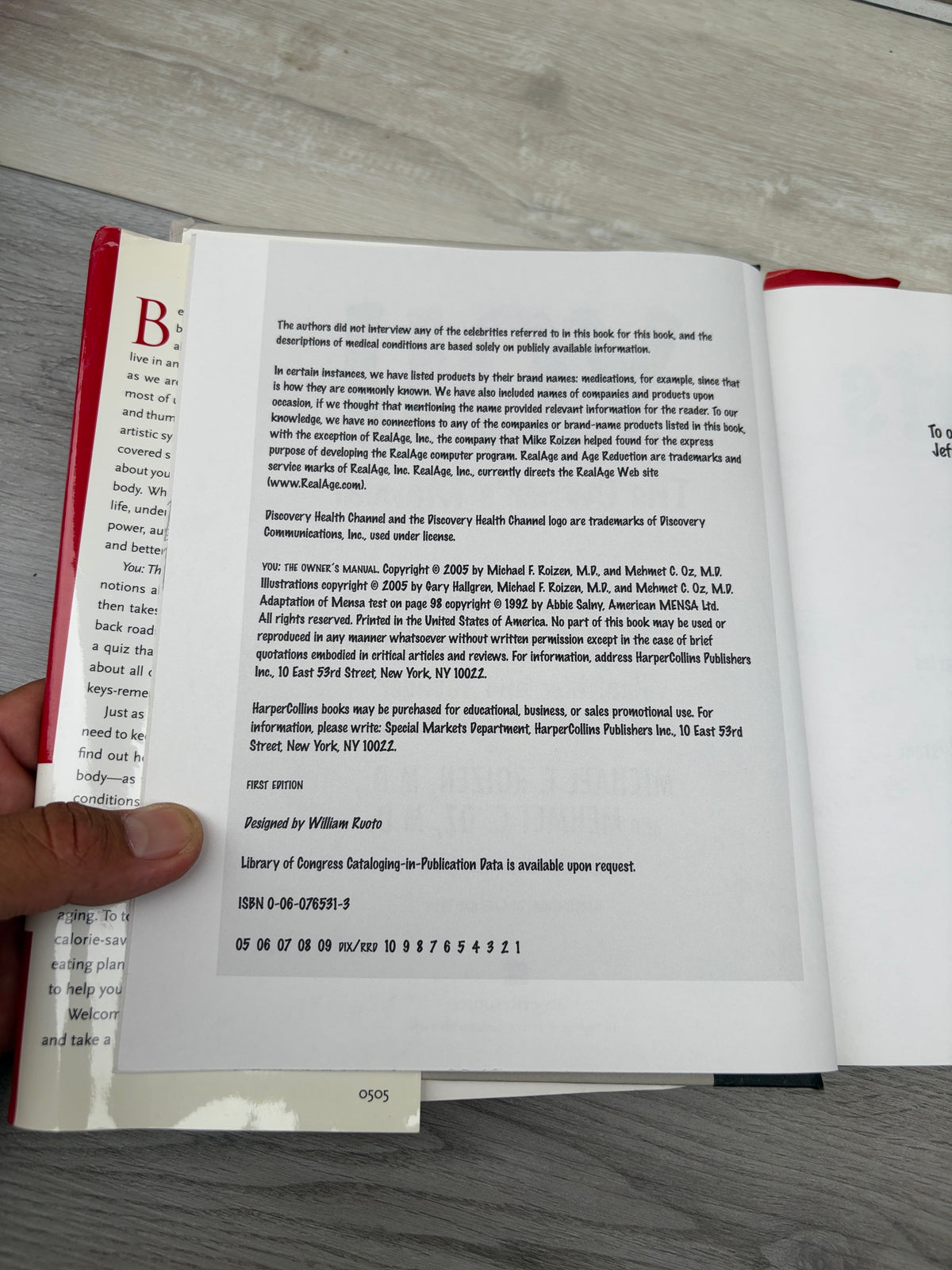 YOU: The Owner's Manual