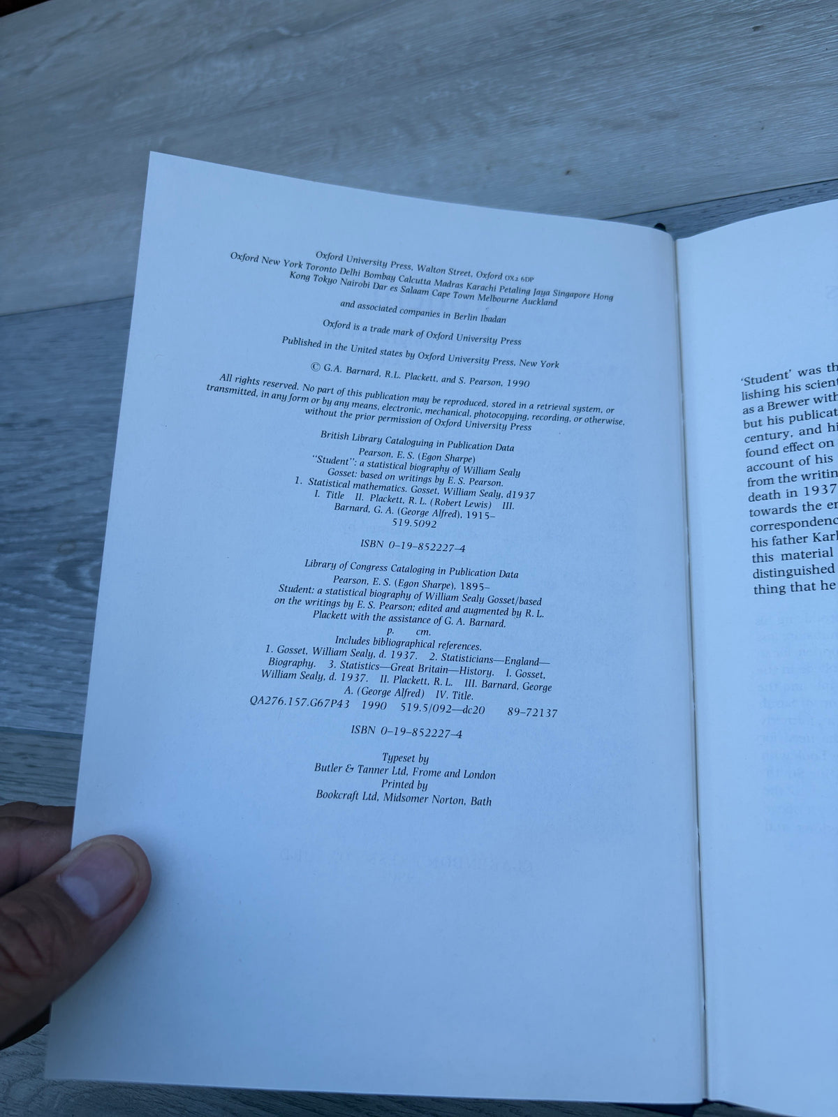 "Student": A Statistical Biography of William Sealy Gosset