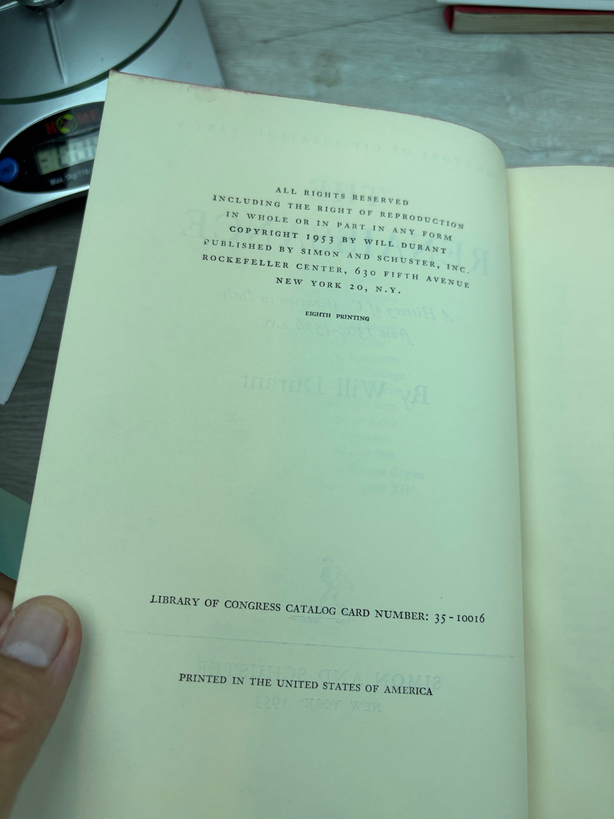 The Story of Civilization, Part V: The Renaissance: A History of Civilization in Italy from 1304–1576 A.D.