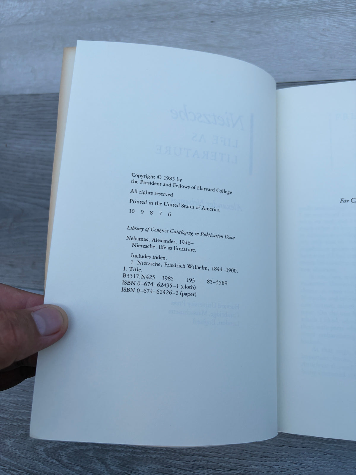 Nietzsche: Life as Literature