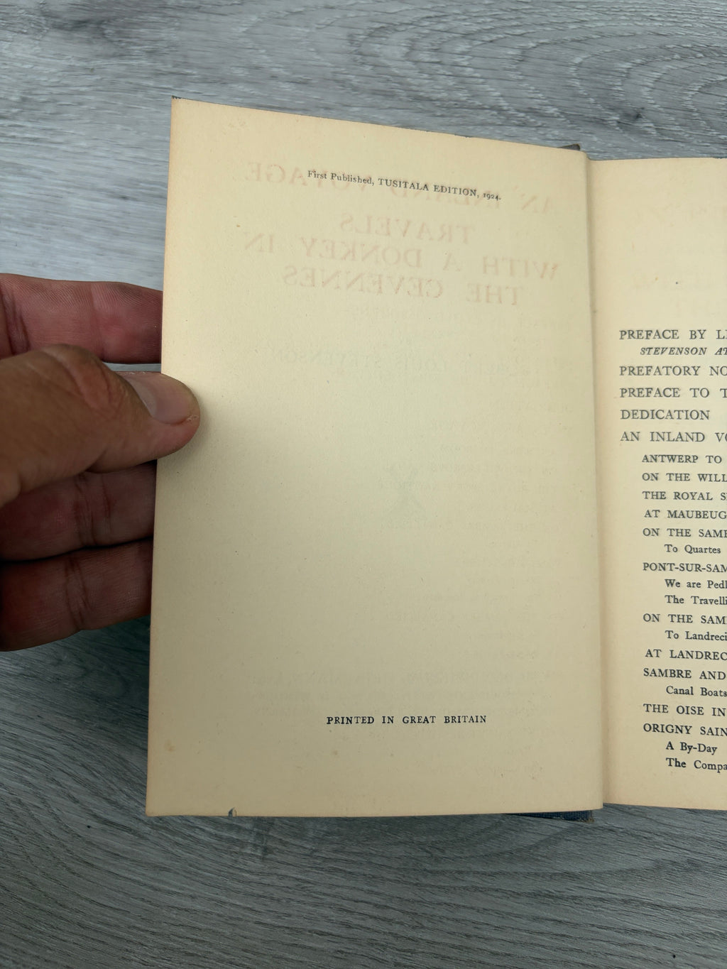 An Inland Voyage; Travels with a Donkey in the Cevennes