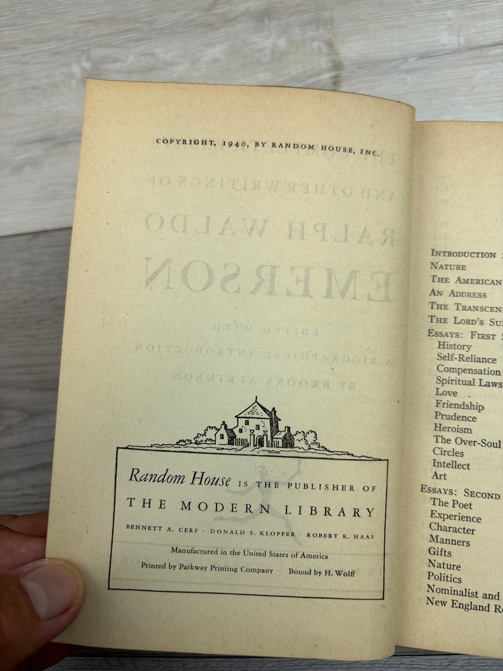 The Complete Essays and Other Writings of Ralph Waldo Emerson