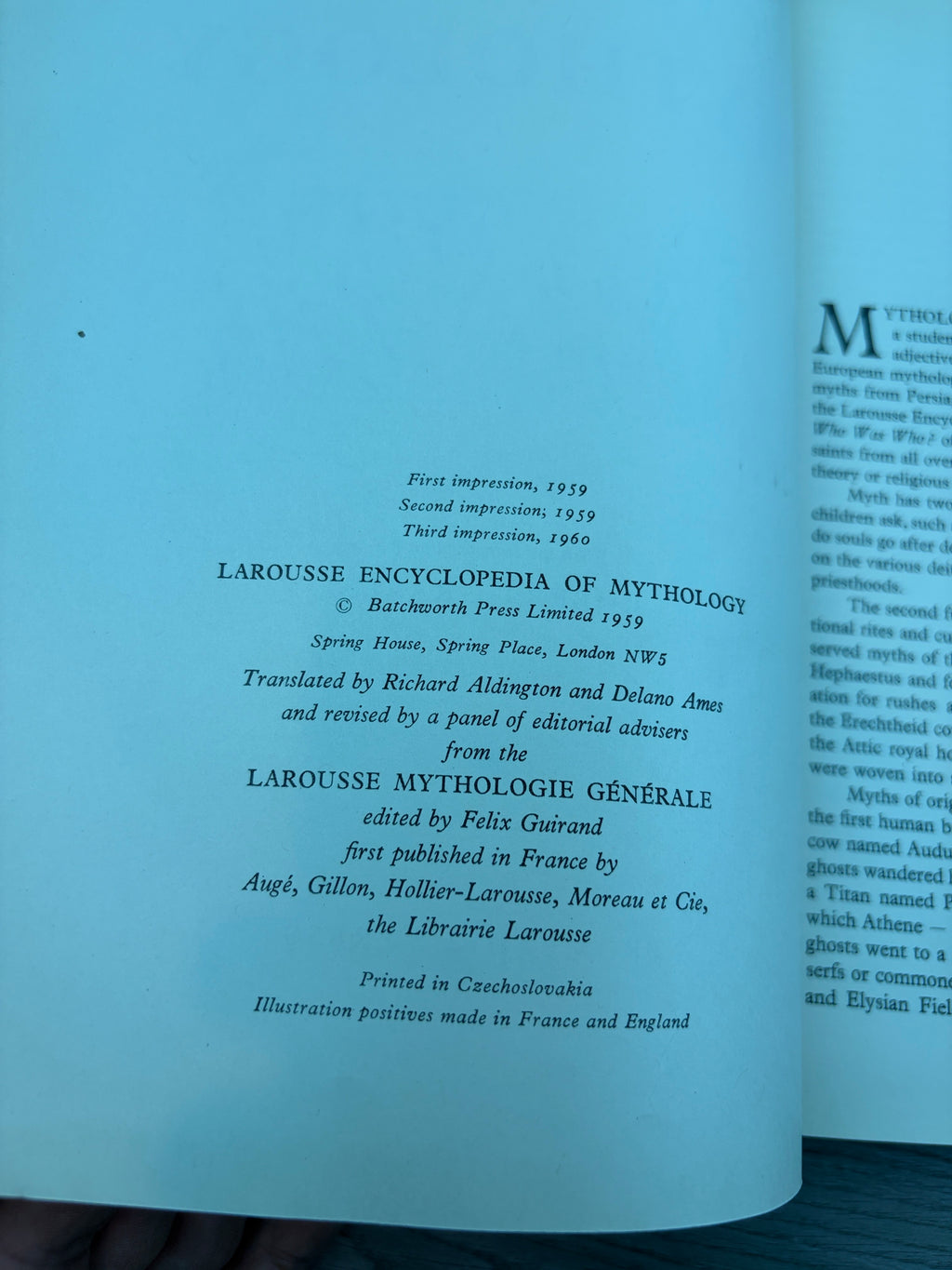 Larousse Encyclopedia of Mythology