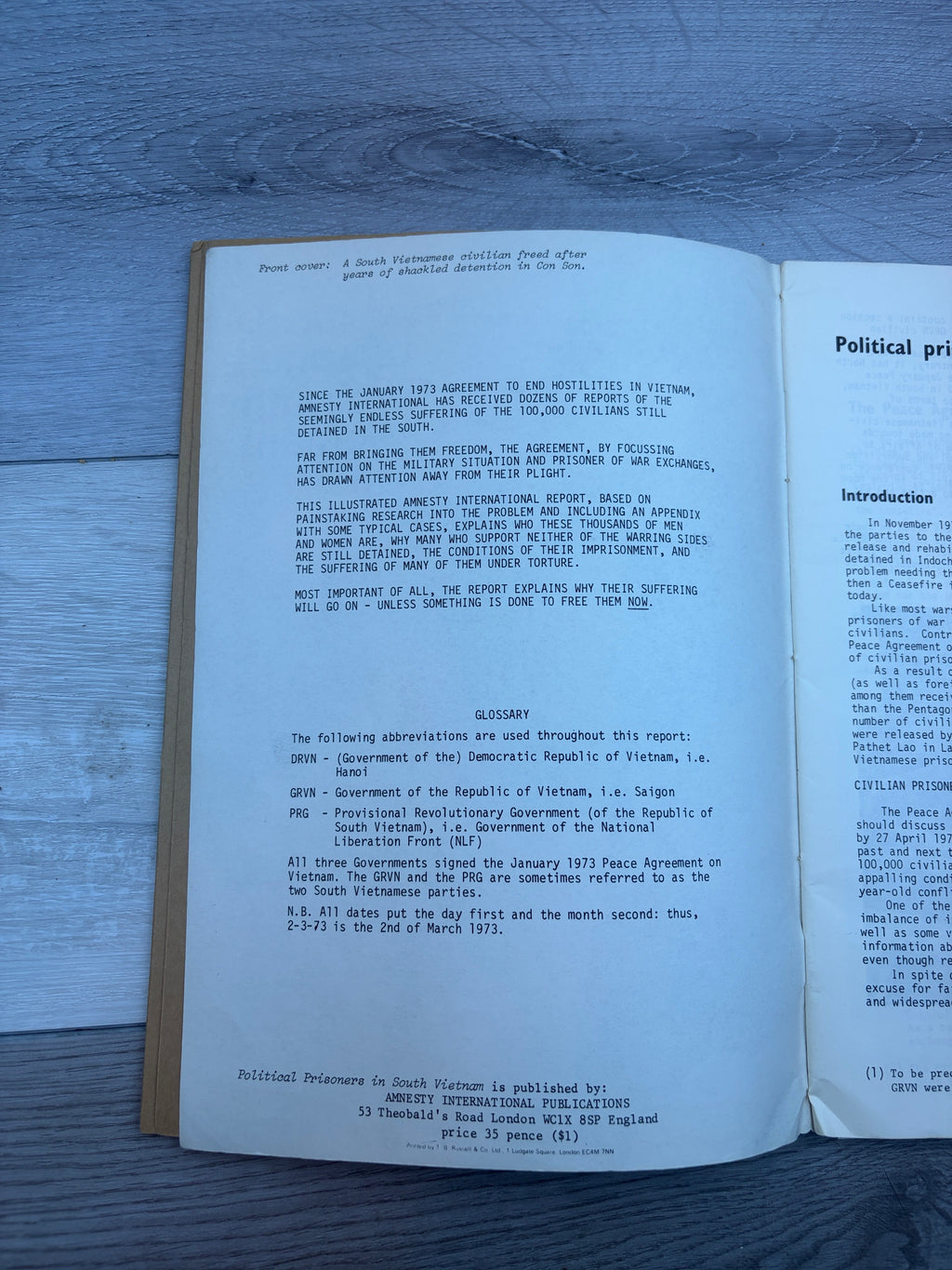Political Prisoners in South Vietnam