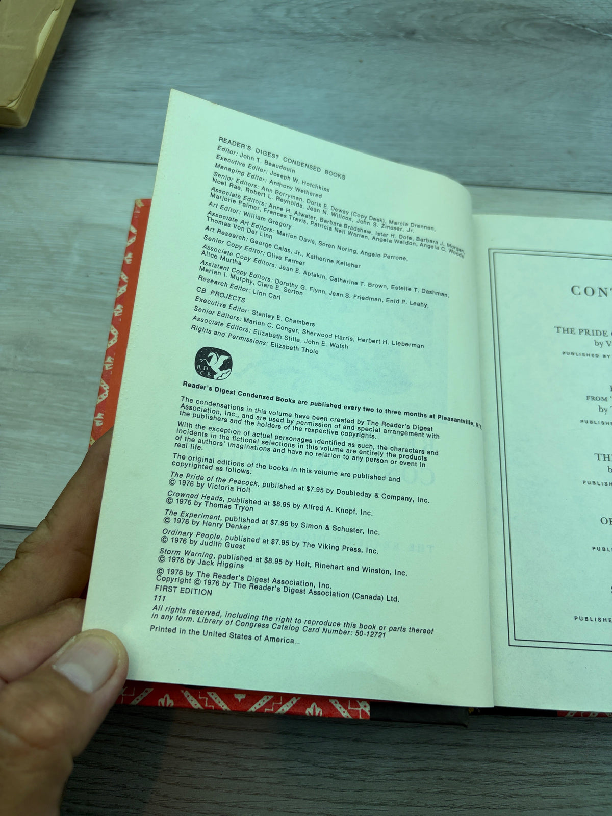 Reader's Digest Condensed Books, Volume 5