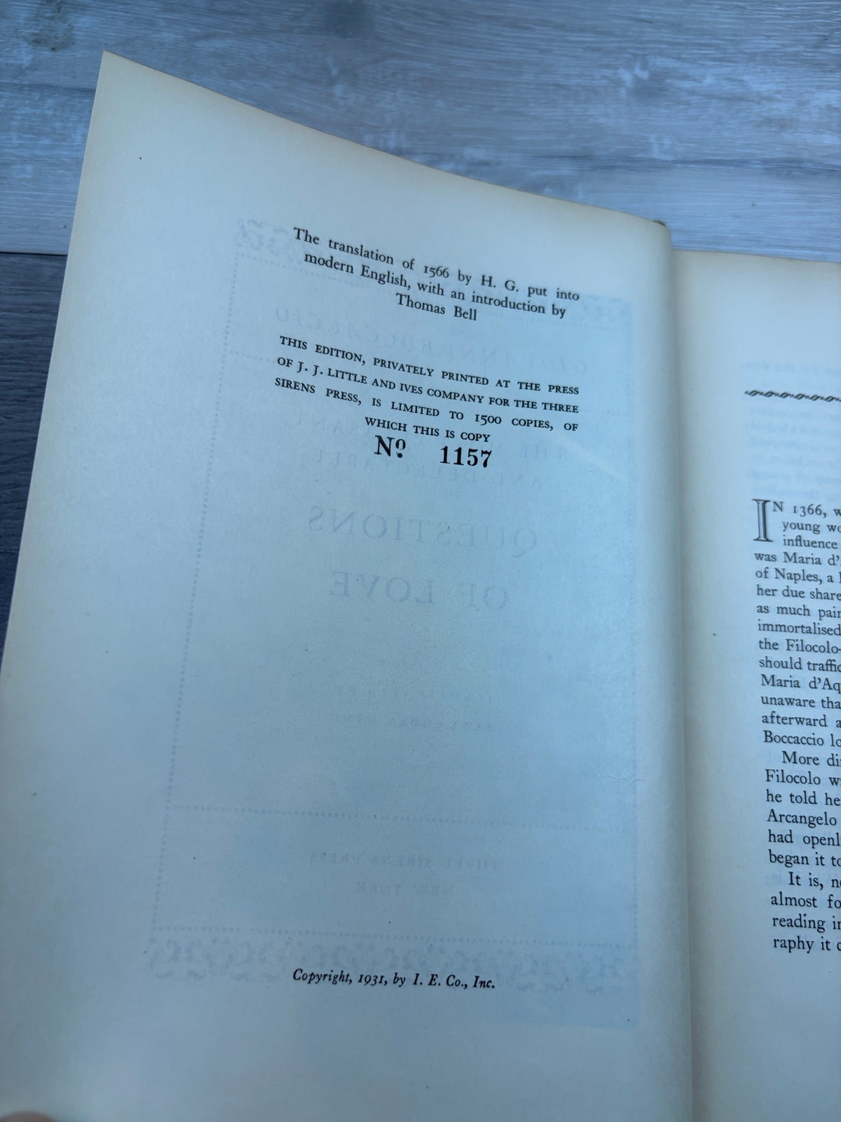 The Most Pleasant and Delectable Questions of Love 1157th copy