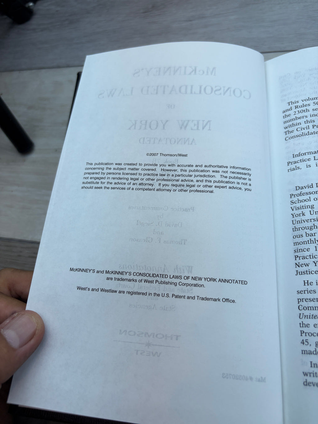 McKinney's Consolidated Laws of New York Annotated 7B: 5001 to 5100