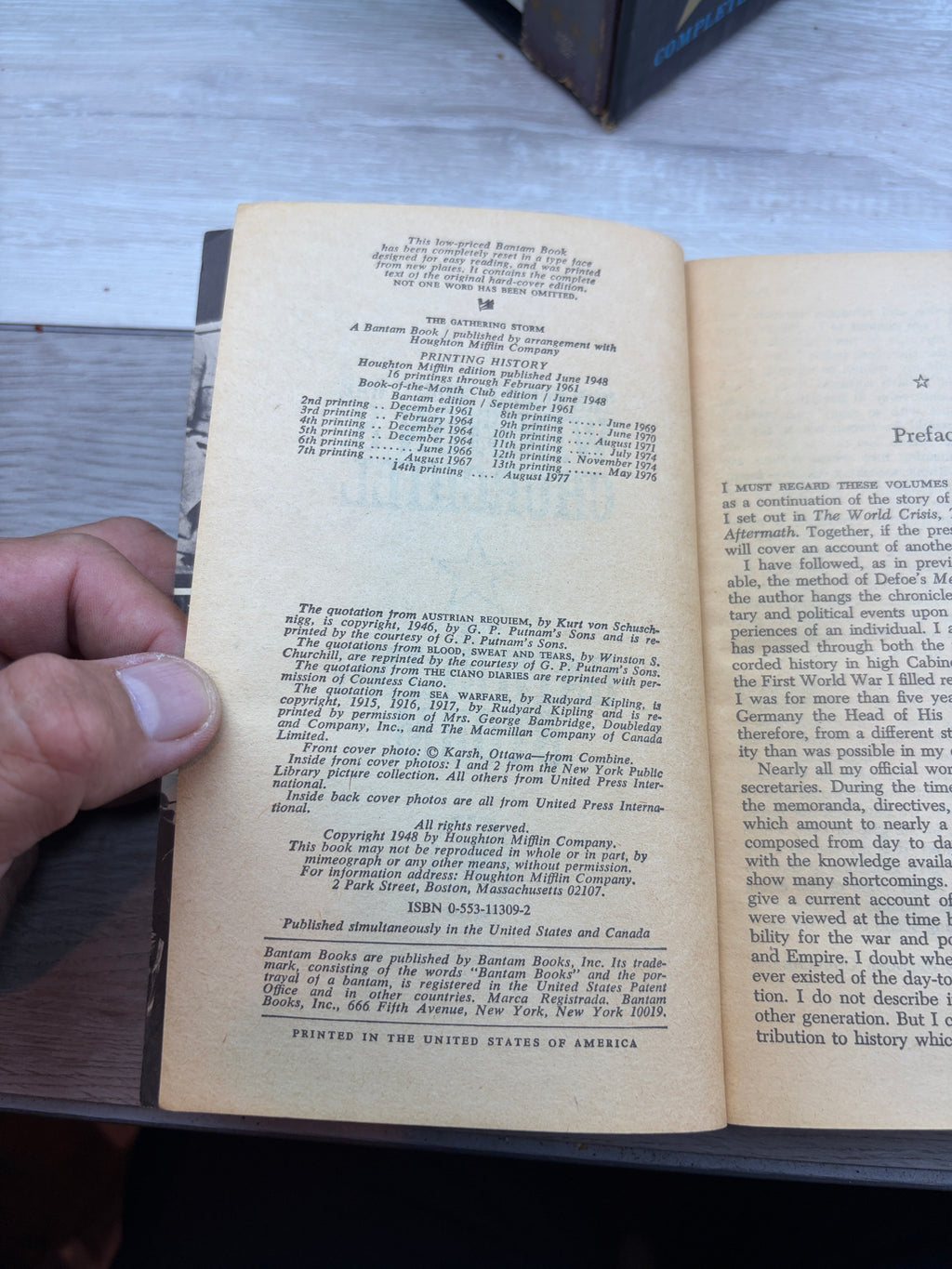 Winston S. Churchill, The Second World War 6 Volumes
