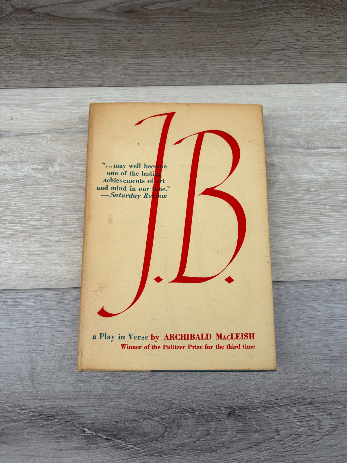 J.B.: A Play in Verse