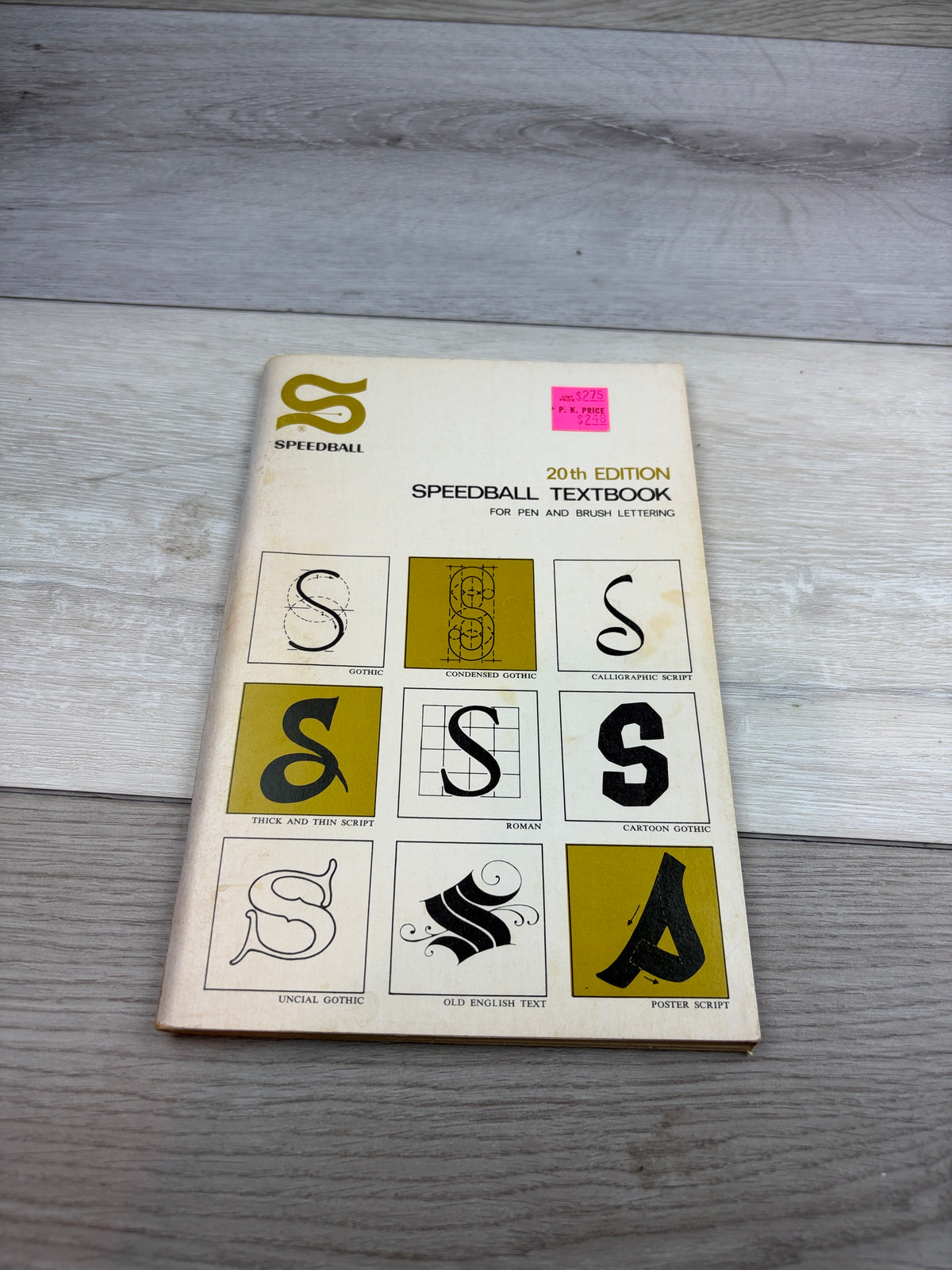 Speedball Textbook for Pen and Brush Lettering