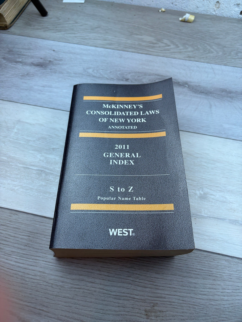 McKinney's Consolidated Laws of New York Annotated 2011