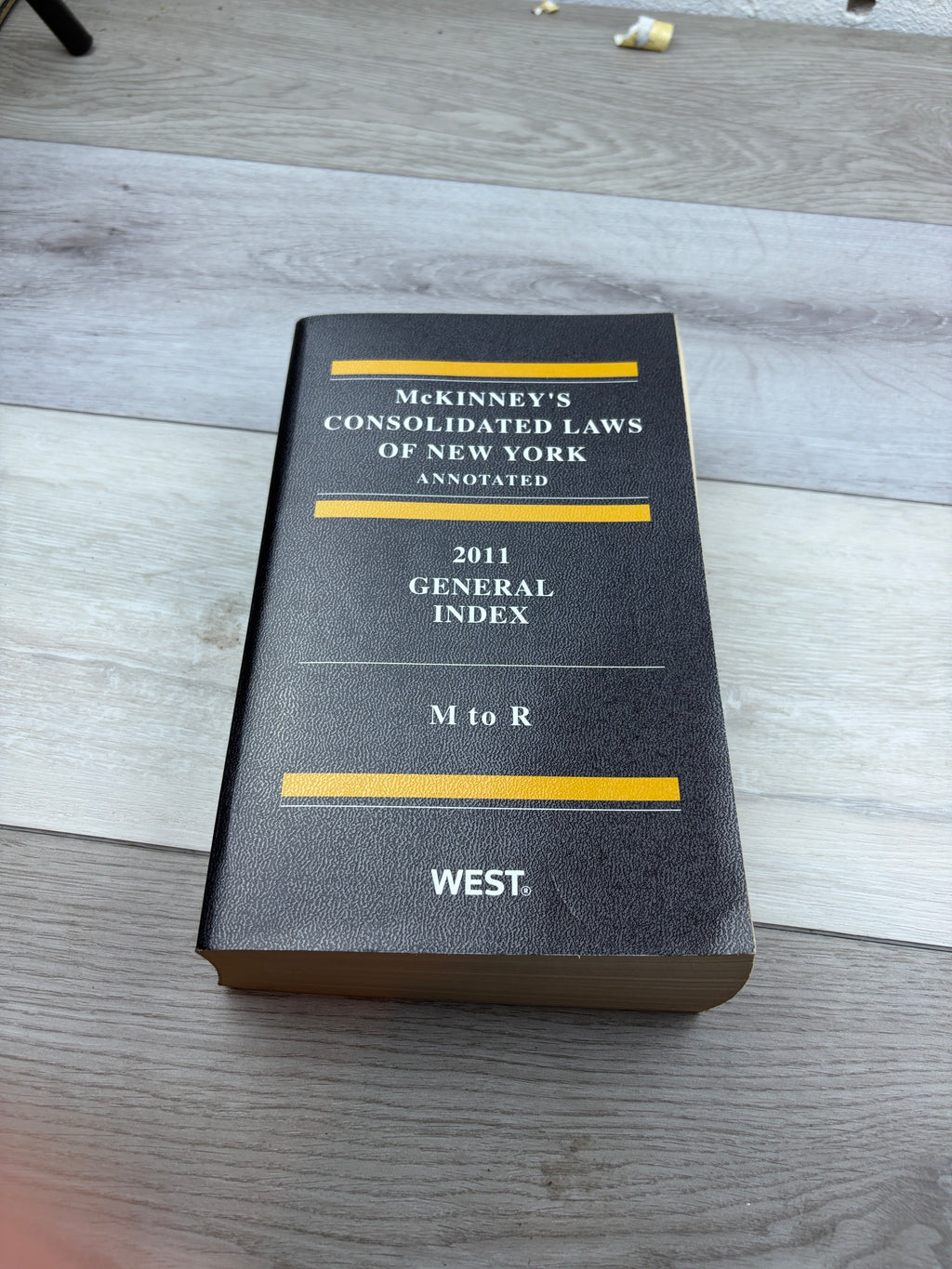 McKinney's Consolidated Laws of New York Annotated 2011