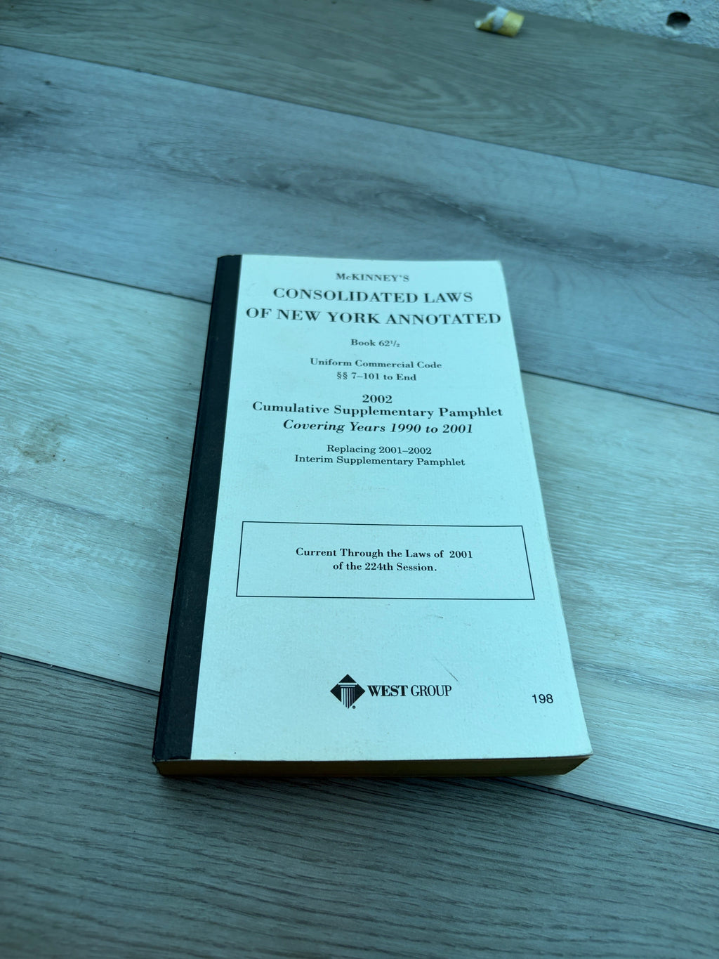 McKinney's Consolidated Laws of New York Annotated, Book 62½