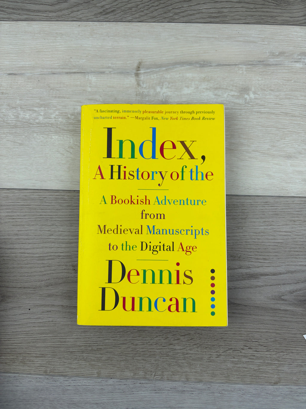 Index, A History of the