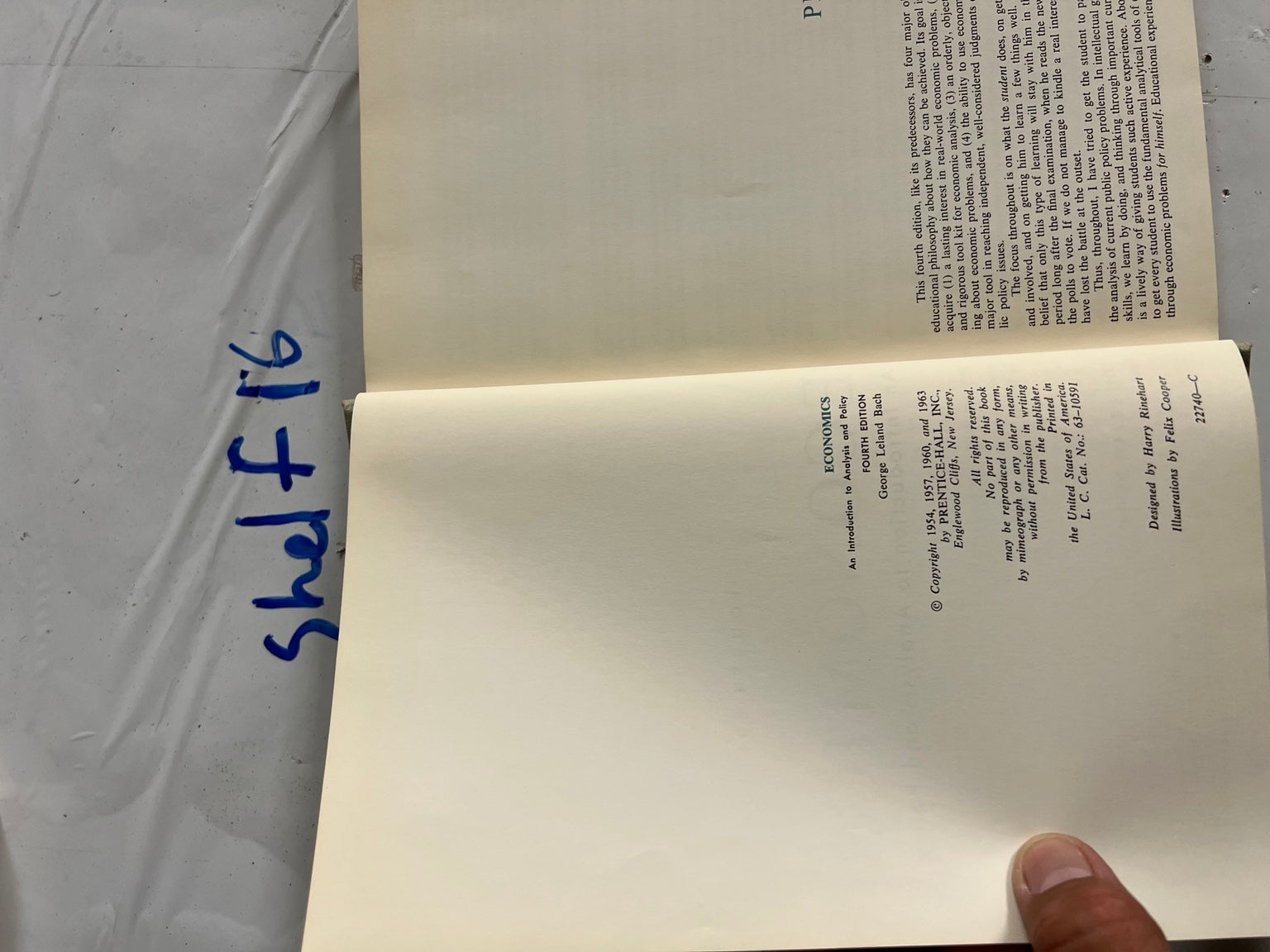 Copyright page of Economics: An Introduction to Analysis and Policy, Fourth Edition