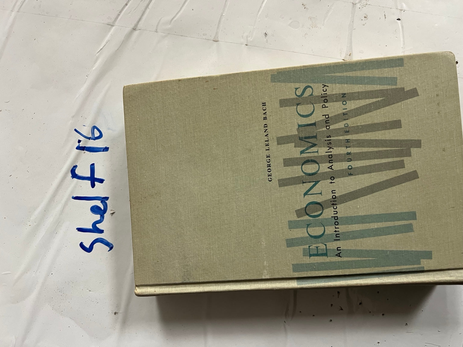 Cover of Economics: An Introduction to Analysis and Policy, Fourth Edition by George Leland Bach