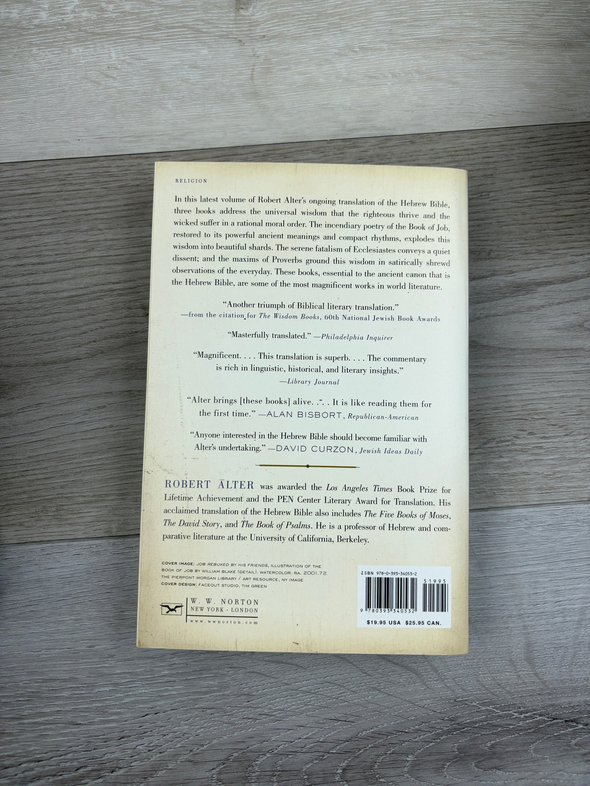 The Wisdom Books: Job, Proverbs, and Ecclesiastes: A Translation with Commentary