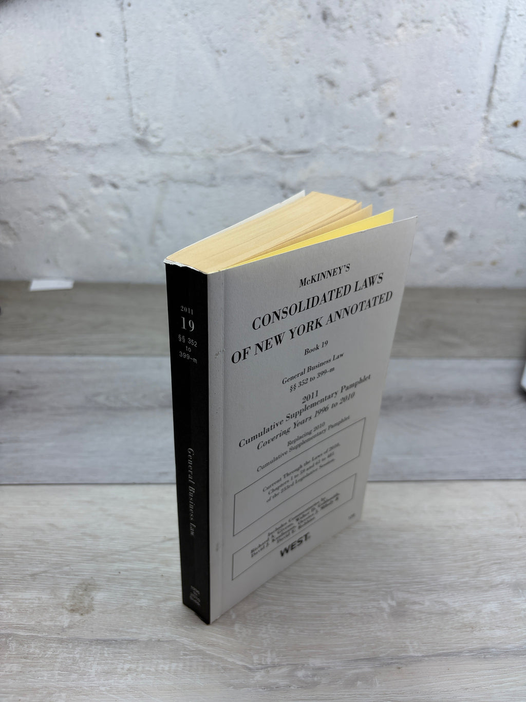 McKinney's Consolidated Laws of New York Annotated, Book 19