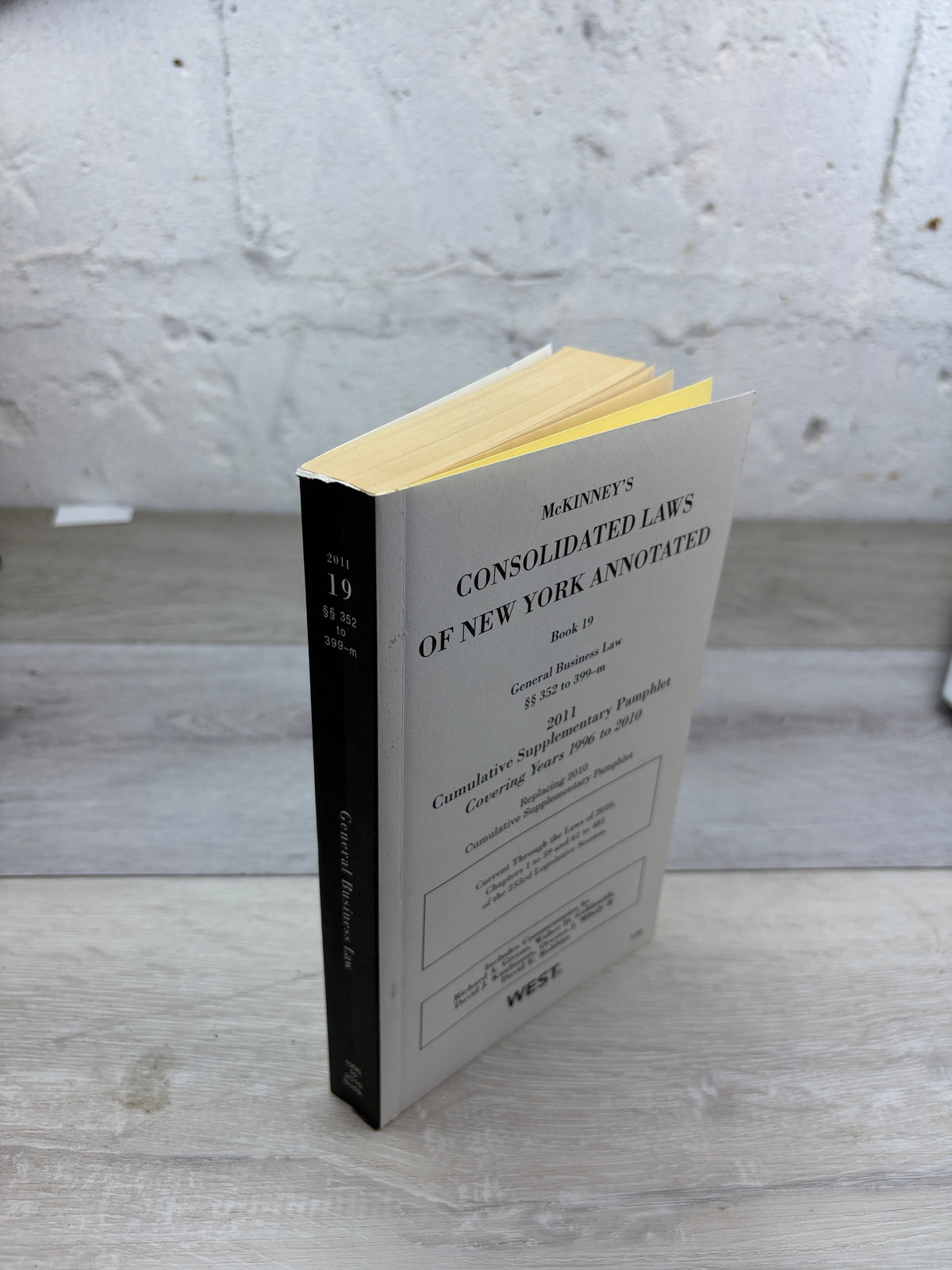 McKinney's Consolidated Laws of New York Annotated, Book 19