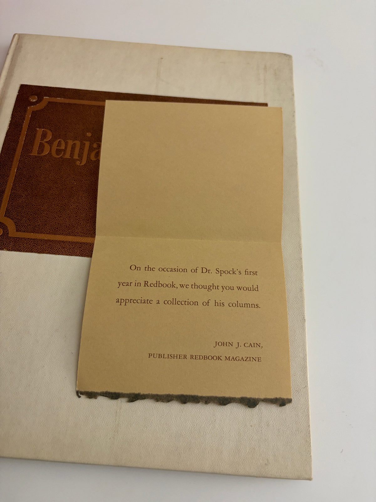 Benjamin Spock, M.D.
