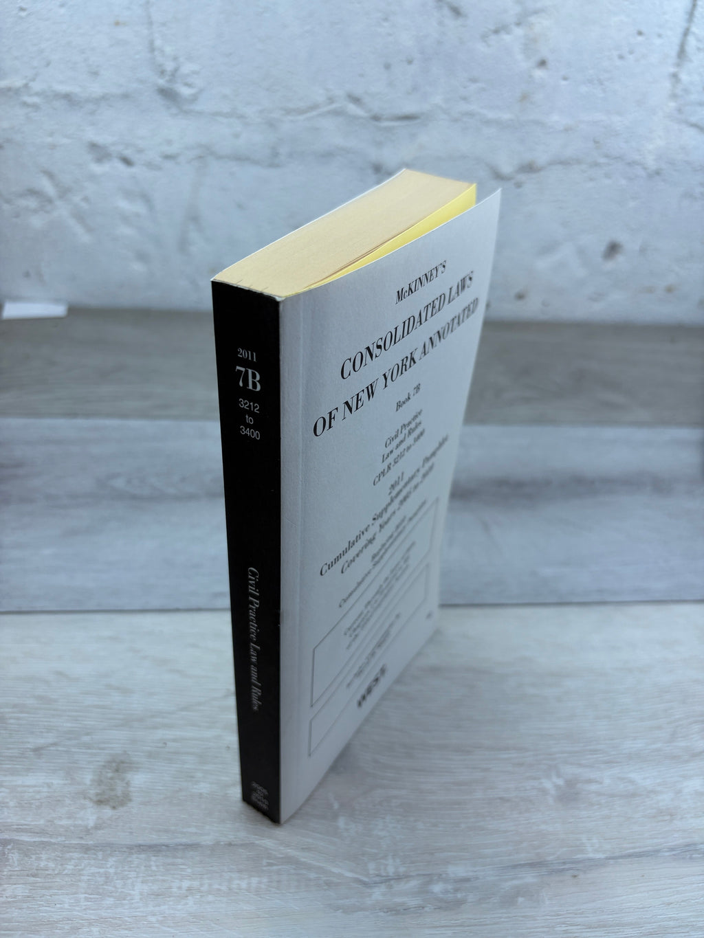 McKinney's Consolidated Laws of New York Annotated, Book 7B
