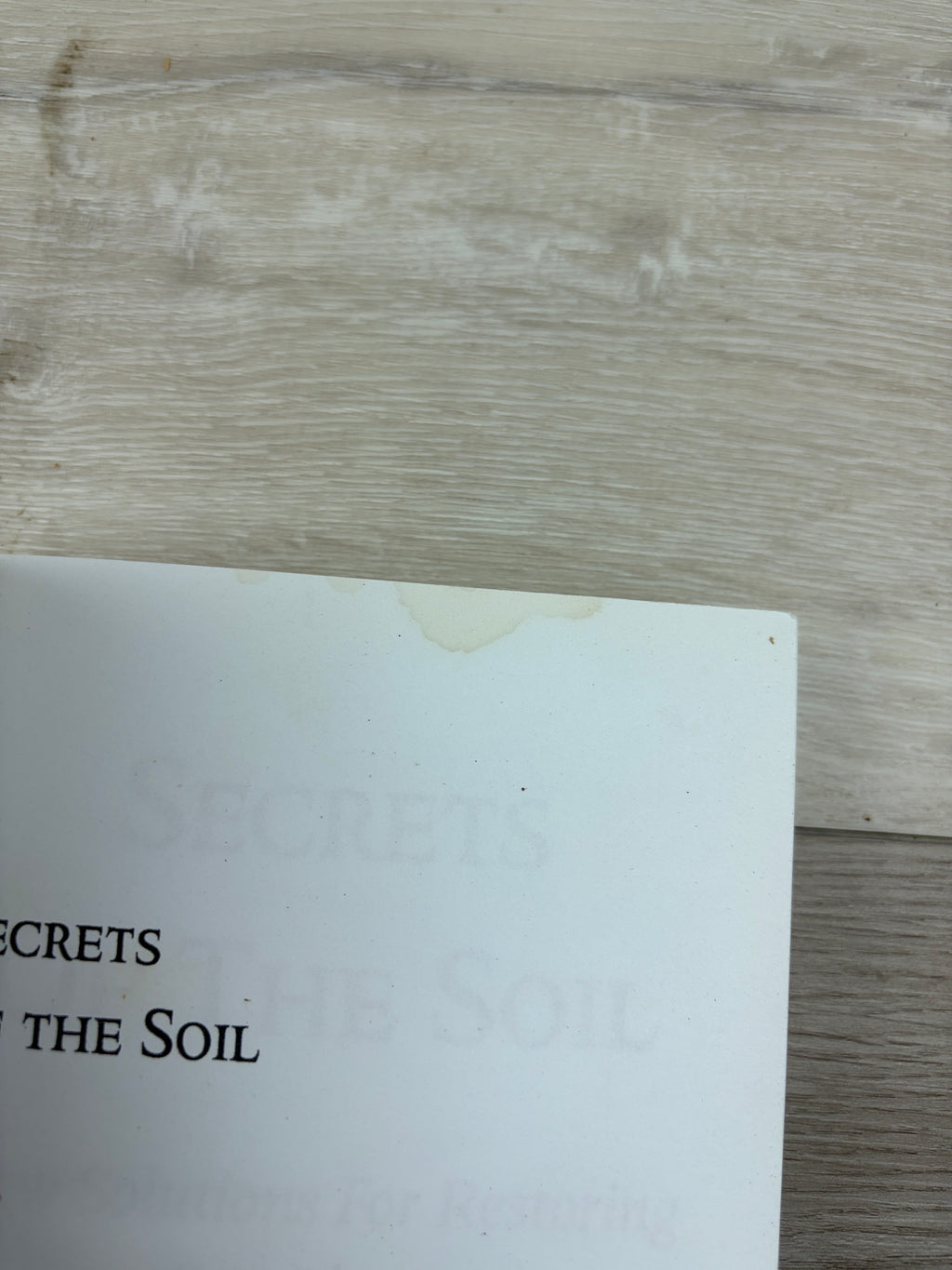 Secrets of the Soil: New Solutions for Restoring Our Planet