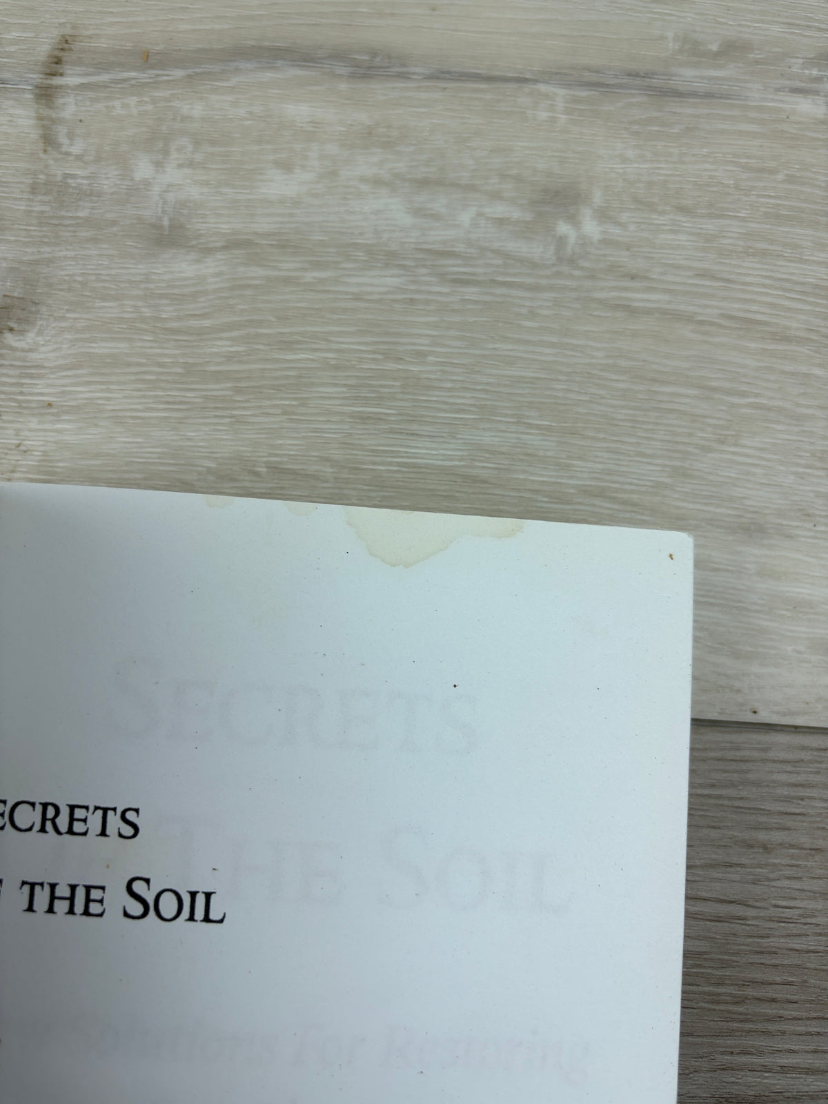 Secrets of the Soil: New Solutions for Restoring Our Planet