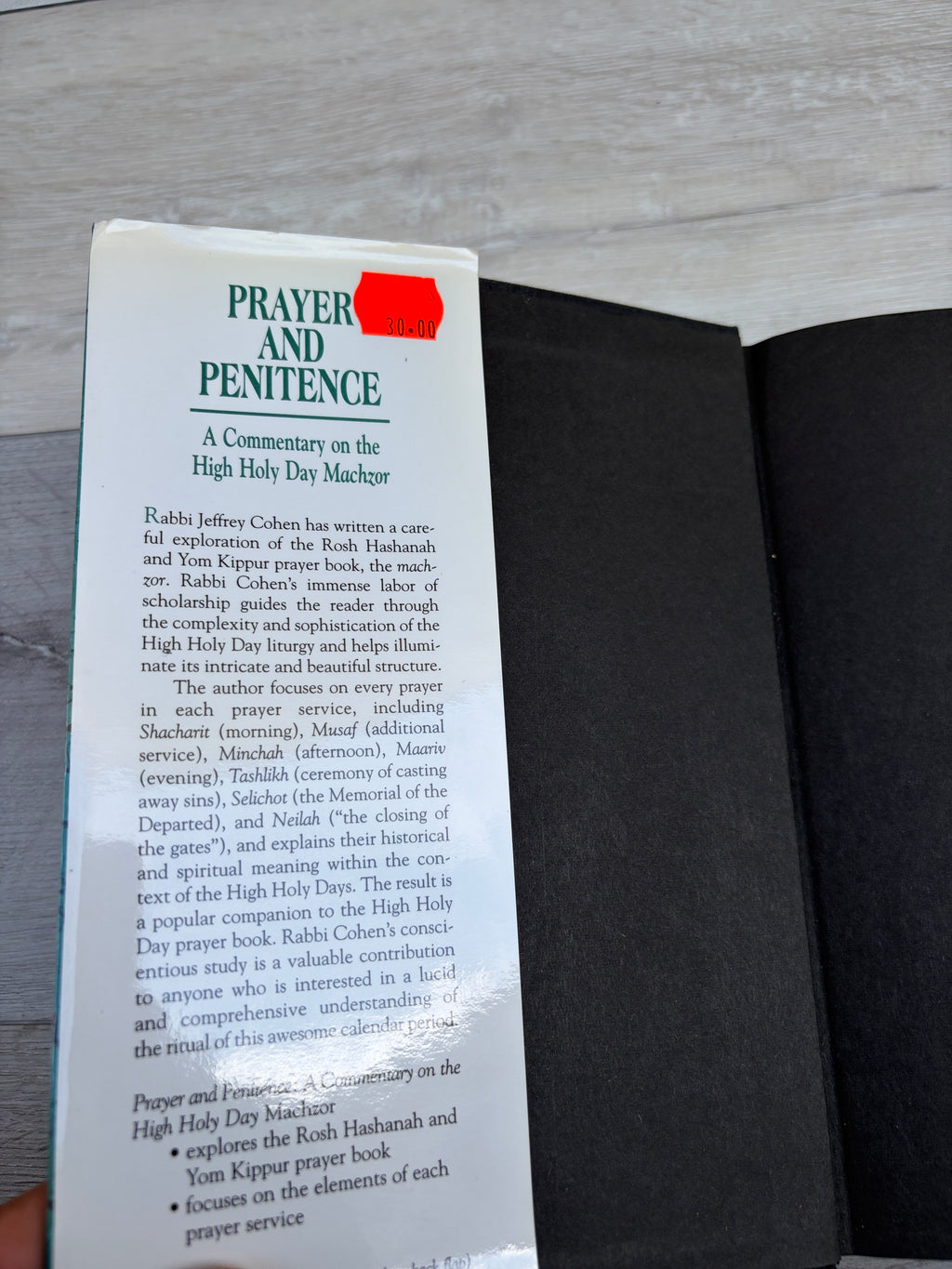 Prayer and Penitence: A Commentary on the High Holy Day Machzor
