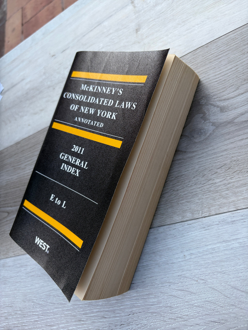 McKinney's Consolidated Laws of New York Annotated 2011 General Index E to L