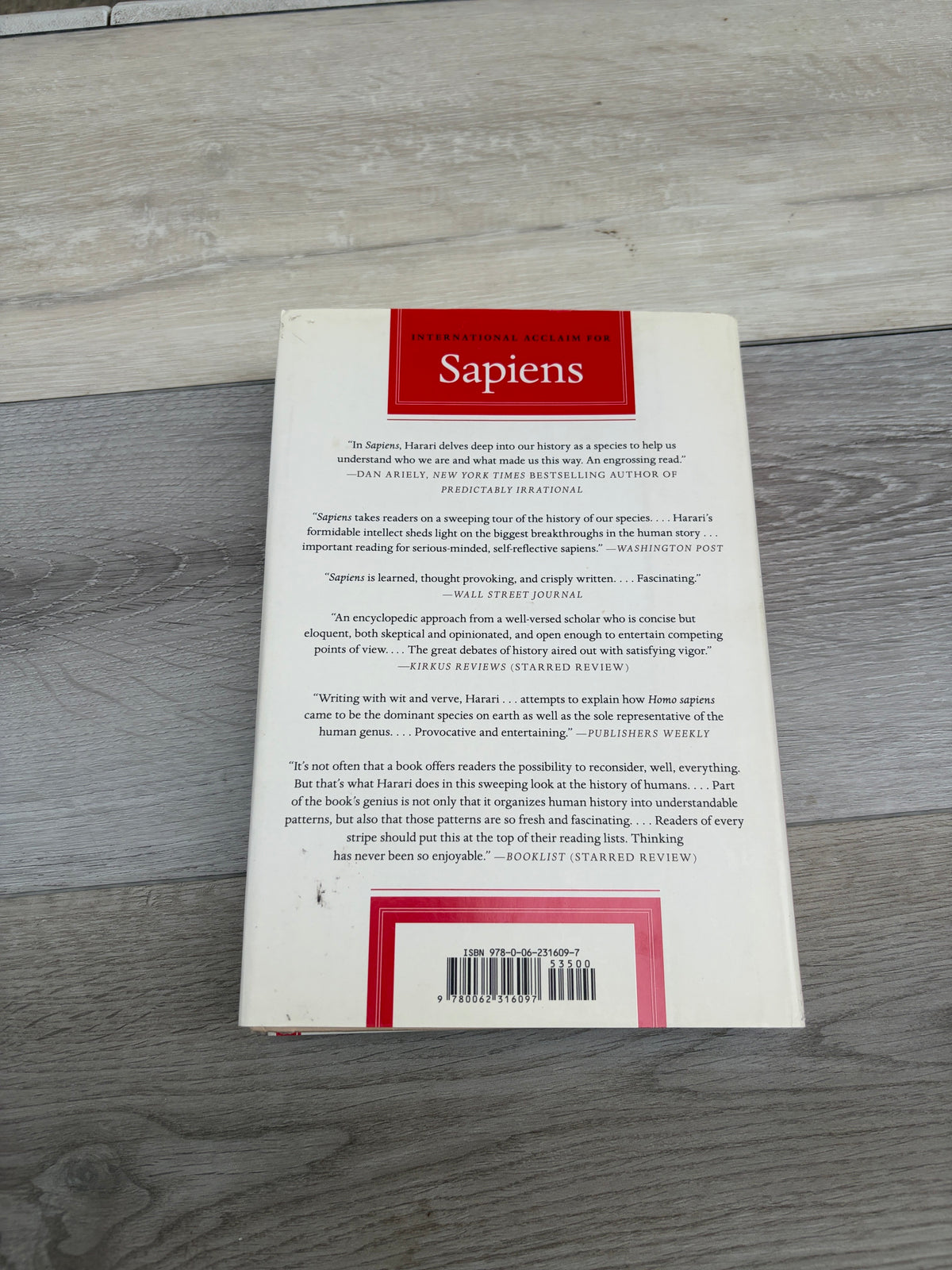 Sapiens: A Brief History of Humankind