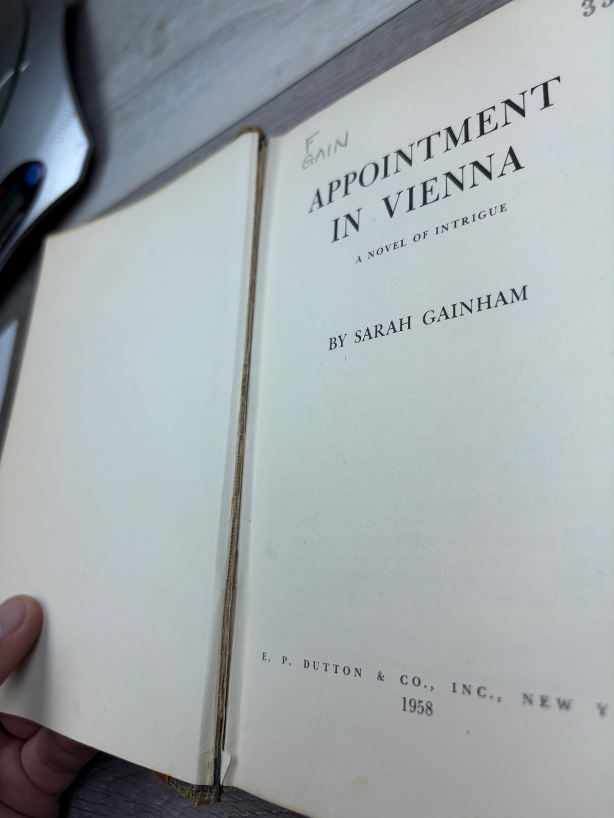 Appointment in Vienna: A Novel of Intrigue