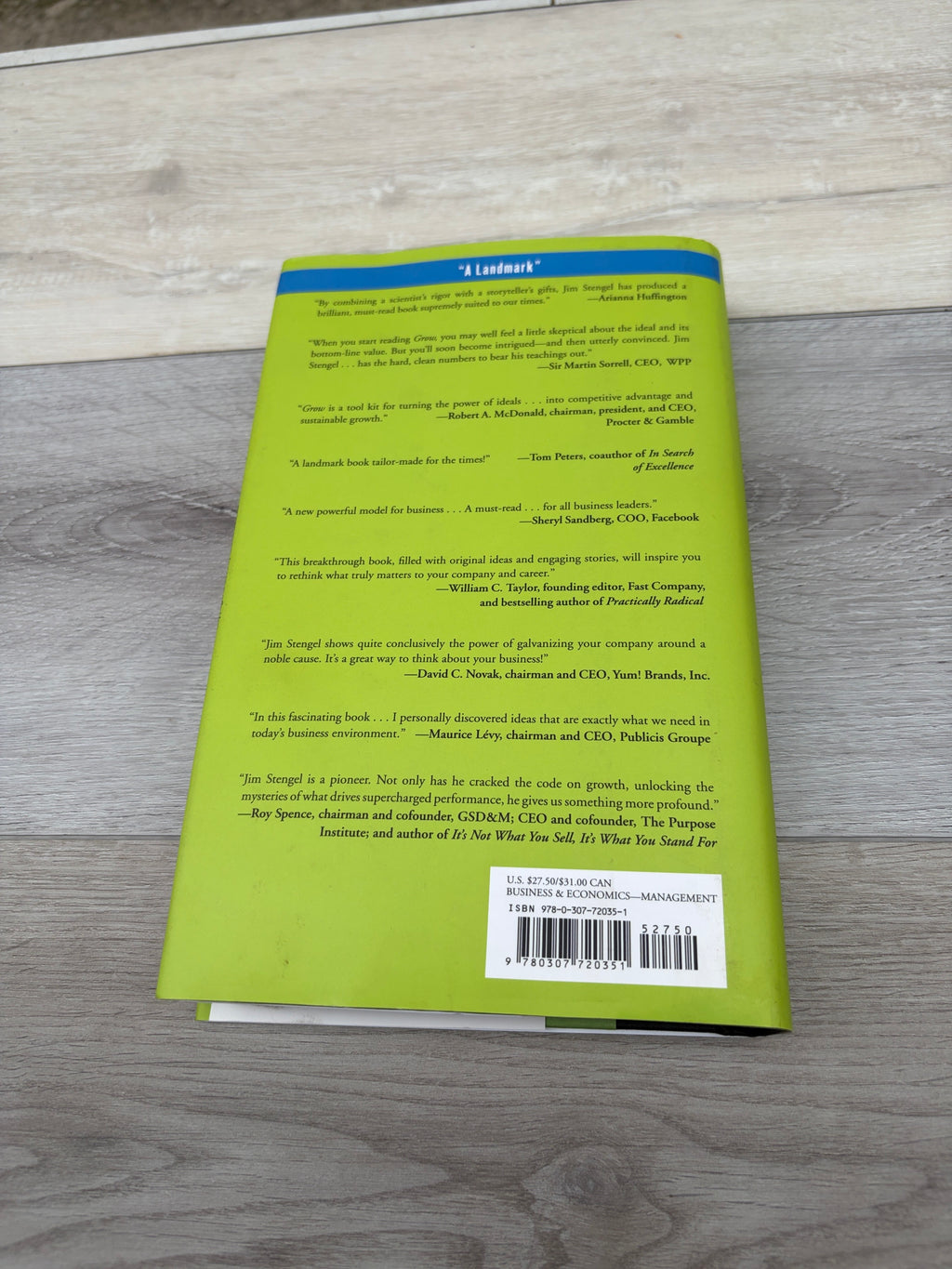 Grow: How Ideals Power Growth and Profit at the World's Greatest Companies
