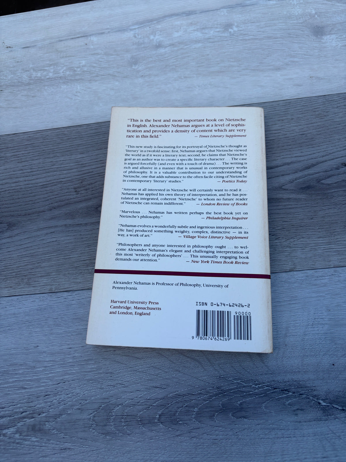 Nietzsche: Life as Literature
