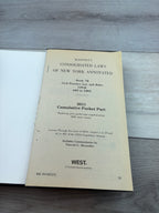McKinney's Consolidated Laws of New York Annotated 7B: 603 to 1005