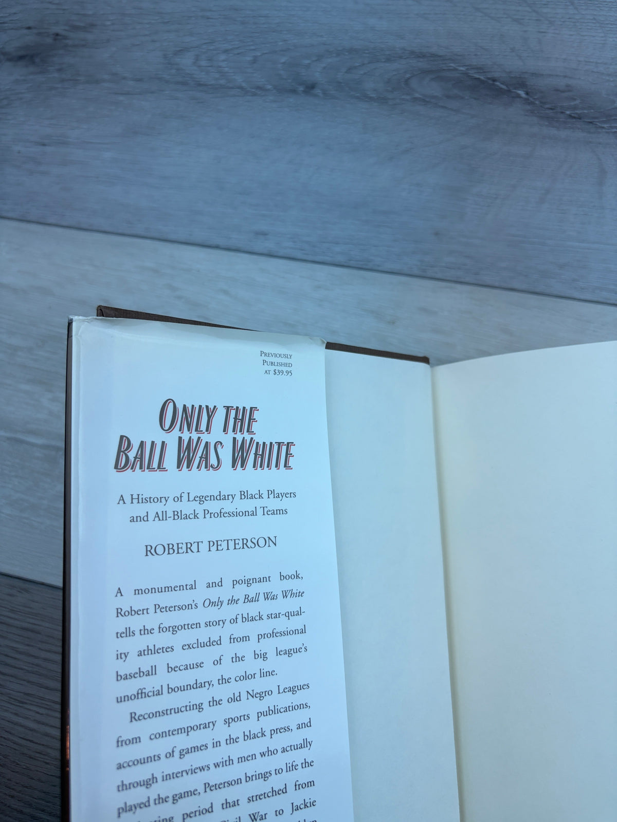 Only the Ball Was White