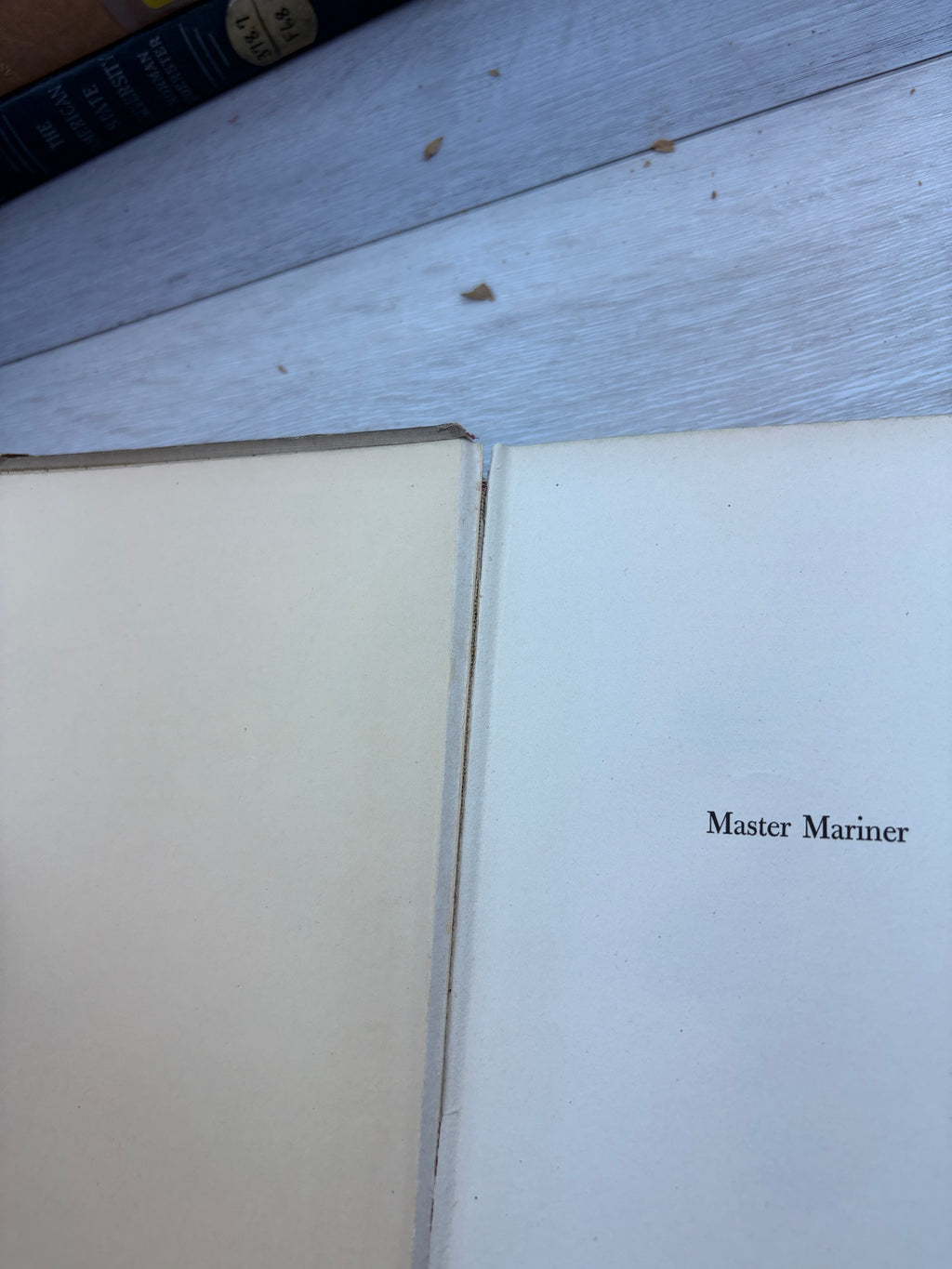 Delano, Master Mariner
