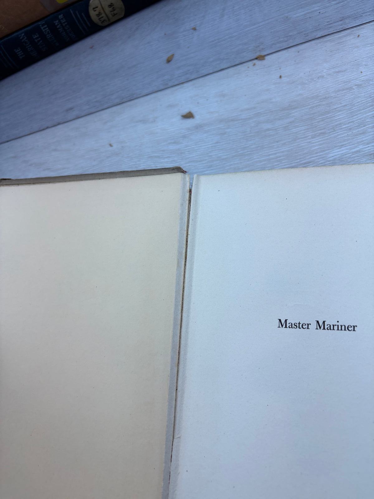 Delano, Master Mariner