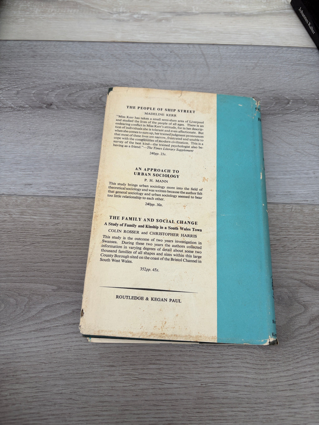 The Sociology of Housing: Studies at Berinsfield