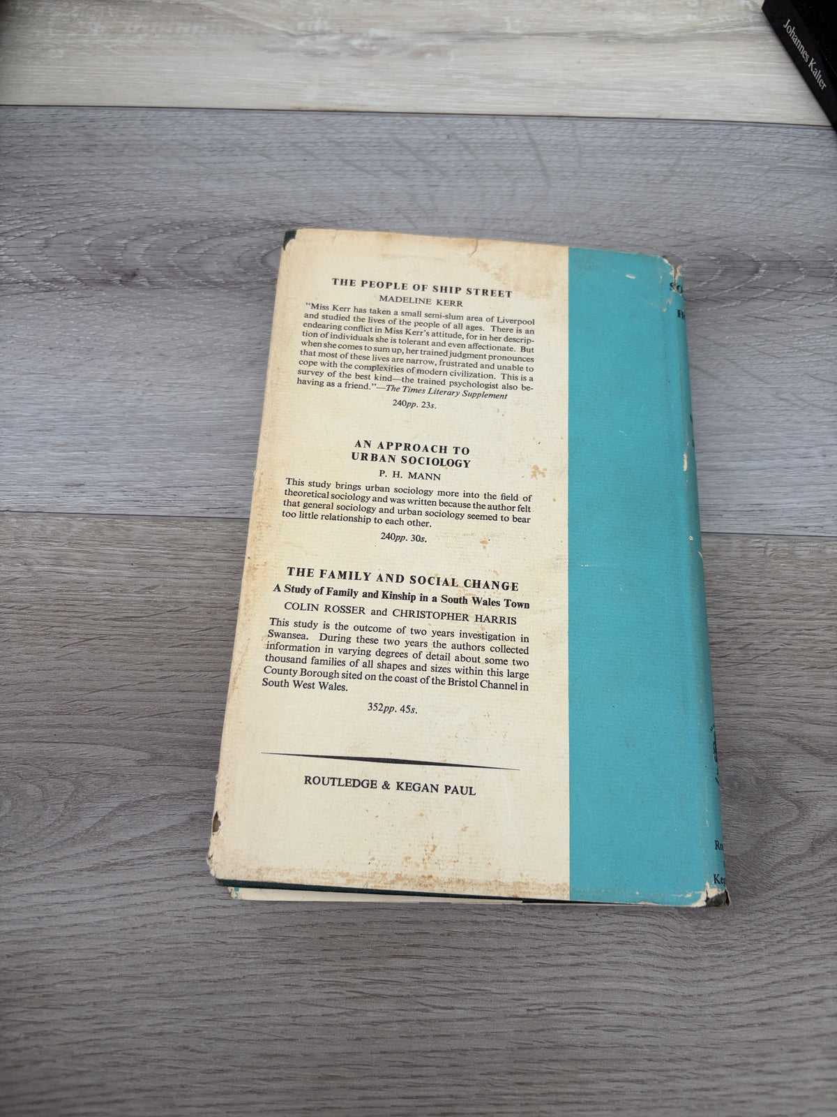 The Sociology of Housing: Studies at Berinsfield