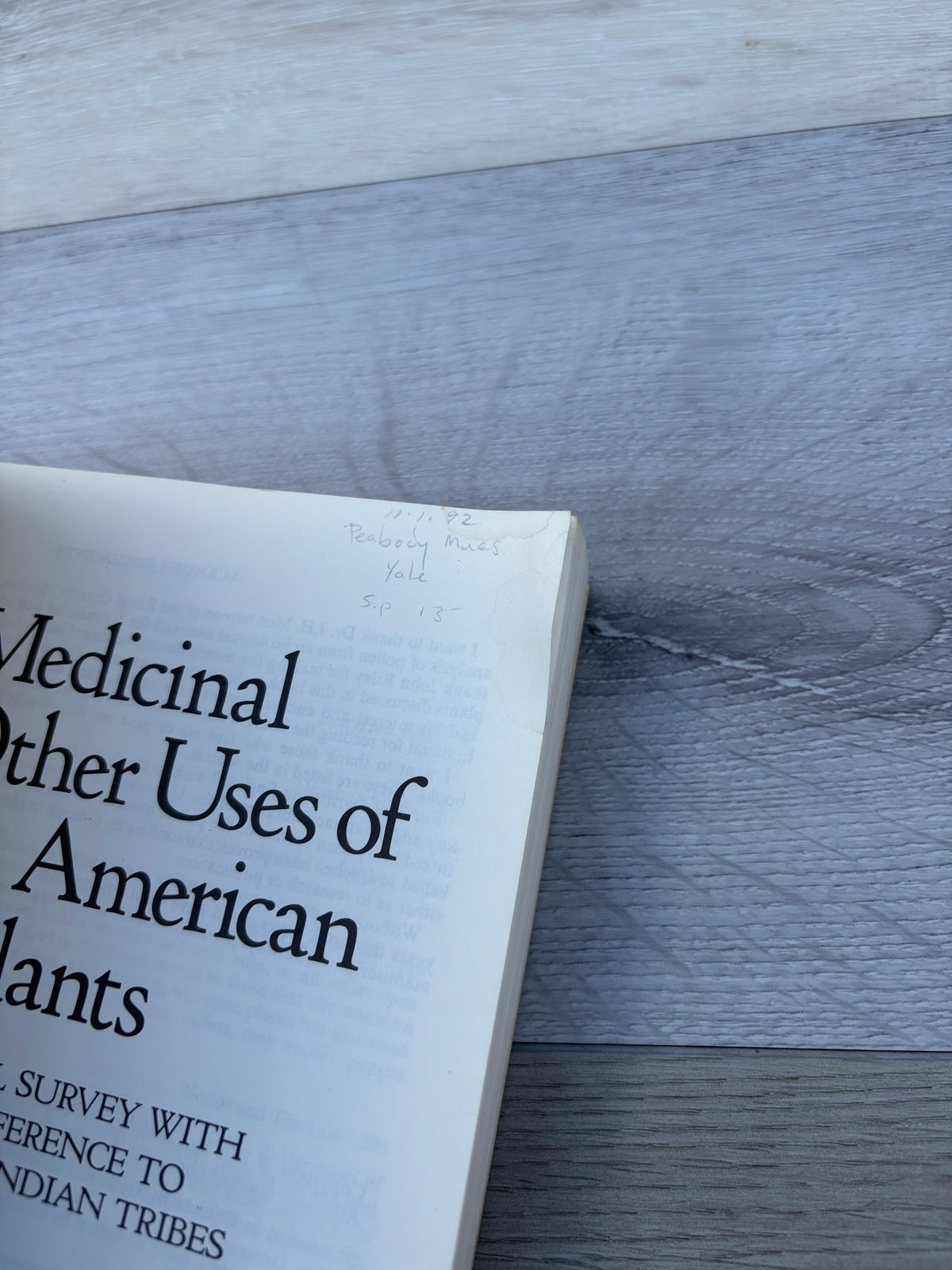 Medicinal and Other Uses of North American Plants