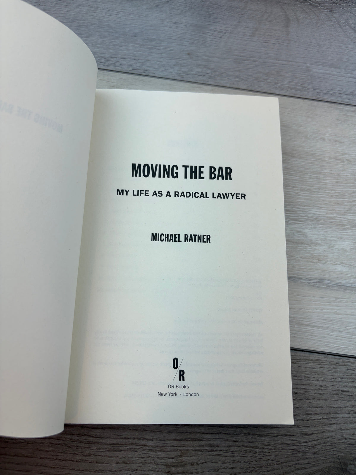 Moving the Bar