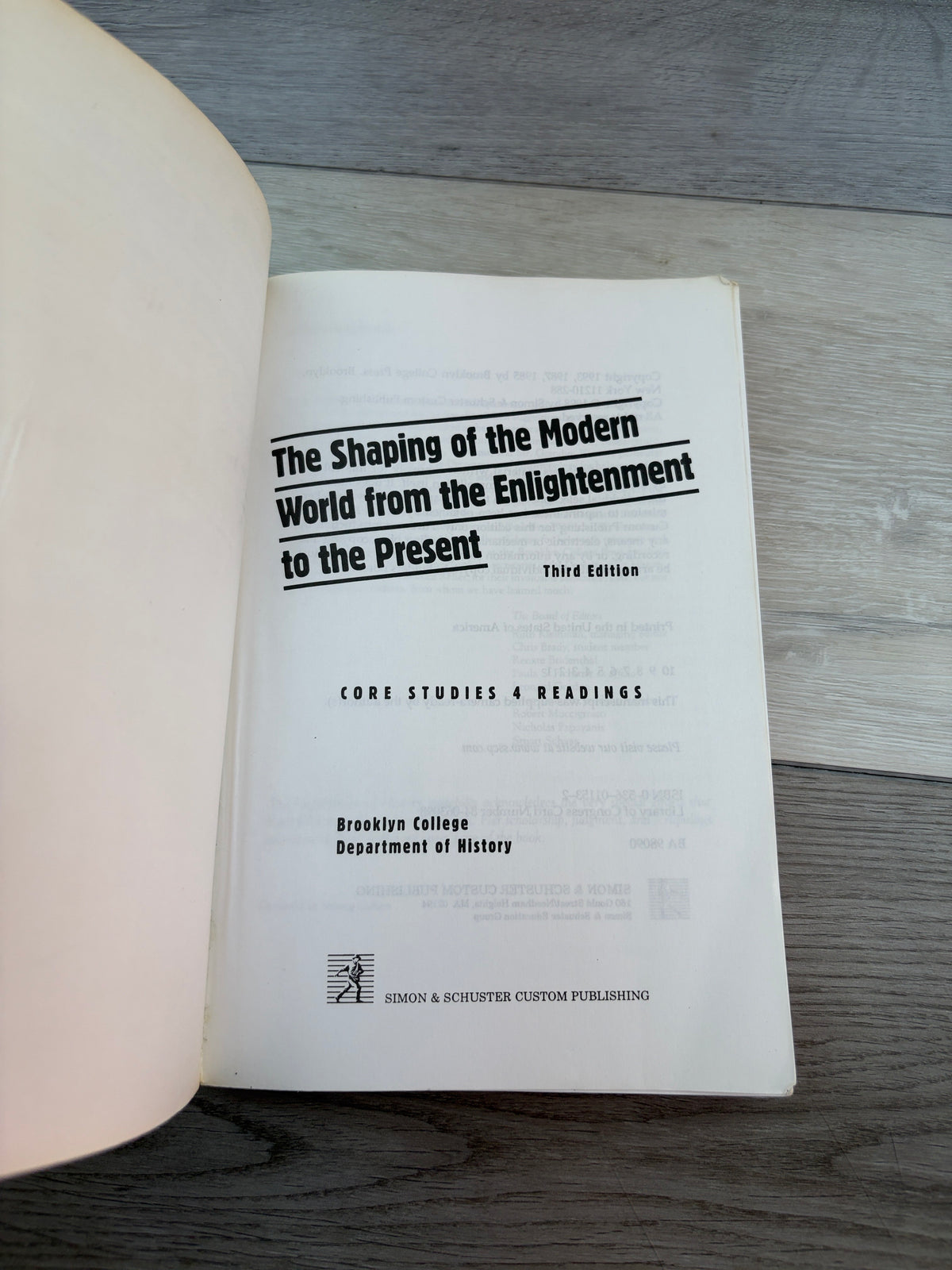 The Shaping of the Modern World from the Enlightenment to the Present