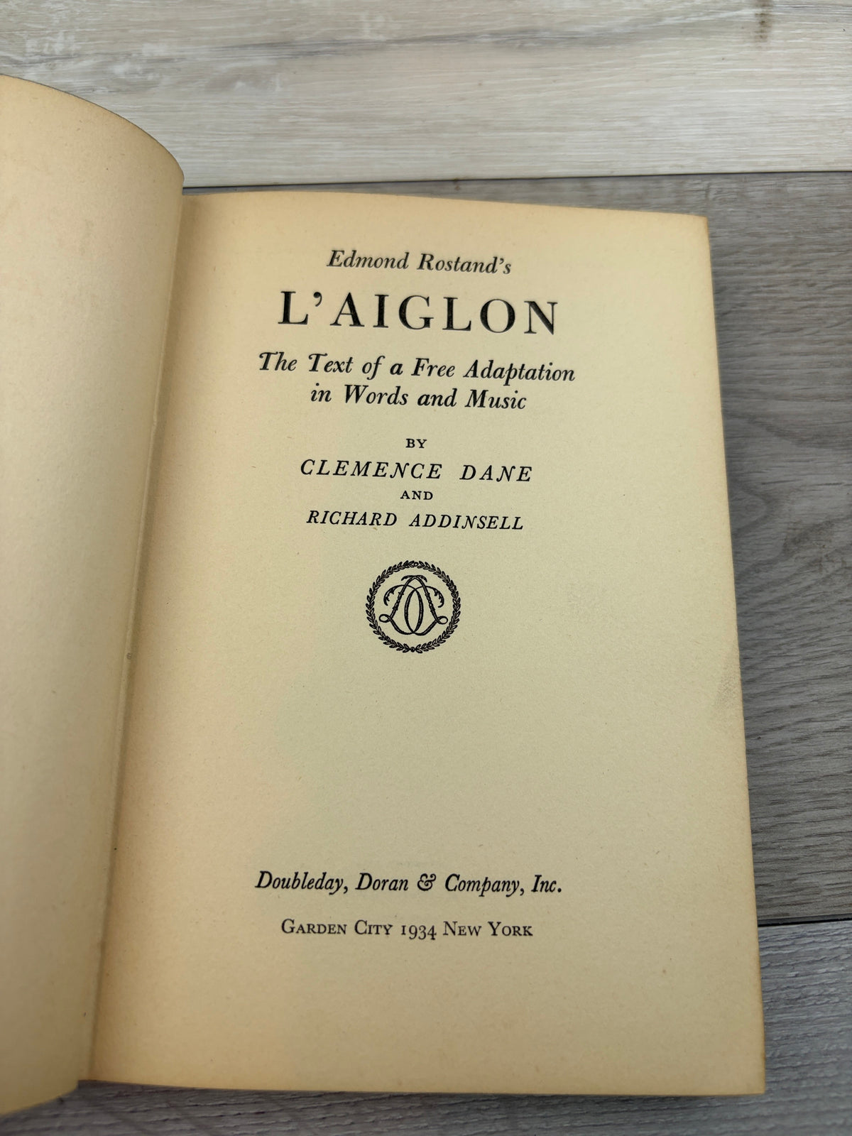 Edmond Rostand's L'Aiglon